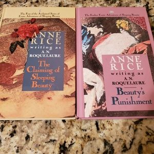 Rare Ann Rice as A.N. Roquelaure Erotic Books